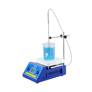 Agitatore magnetico con piastra riscaldante 5l - 2000rpm + display