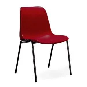 Sedia in polipropilene impilabile piena, h 46 cm, serie KASTILENE - Immagine 5