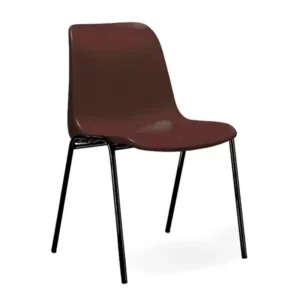 Sedia in polipropilene impilabile piena, h 46 cm, serie KASTILENE - Immagine 6
