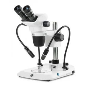 Stereomicroscopio trinoculare, obiettivo 0,65x-5,5x, stativo a colonna, serie NexiusZoom Evo - Immagine 2