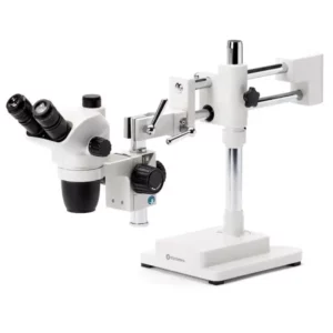 Stereomicroscopio trinoculare, obiettivo 0,65x-5,5x, stativo a colonna, serie NexiusZoom Evo - Immagine 3