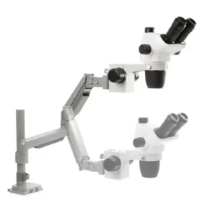 Stereomicroscopio trinoculare, obiettivo 0,65x-5,5x, stativo a colonna, serie NexiusZoom Evo - Immagine 4