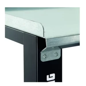 Banco laboratorio, piano in acciaio 150x70x91h cm - Immagine 2