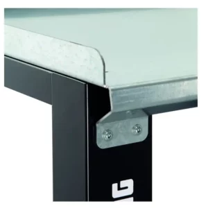 Banco laboratorio, piano in acciaio 200x70x91h cm - Immagine 2