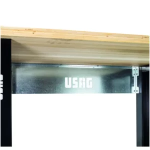 Banco laboratorio, piano in legno 150x70x91h cm - Immagine 3