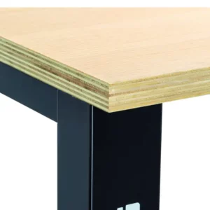 Banco laboratorio, piano in legno 200x70x91h cm - Immagine 2