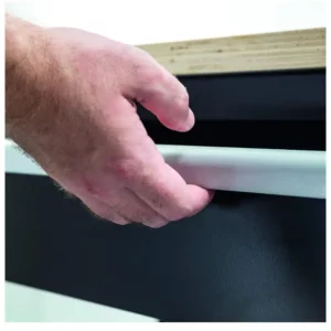 Banco laboratorio, piano in legno, 1 cassetto 150x70x91h cm - Immagine 2